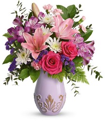 Teleflora's Lavishly Lavender Bouquet from Swindler and Sons Florists in Wilmington, OH